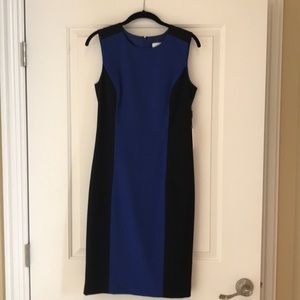 Calvin Klein colorblock dress, new with tags